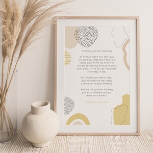 Christian Poem Print: Modern Christian Wall Decor (Digital Download)