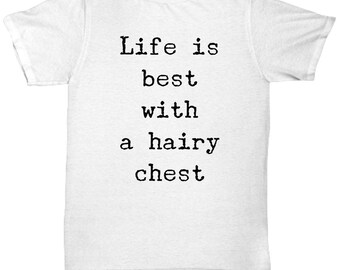 Hairy Chest T Shirt Etsy - hairy man chest roblox hirt