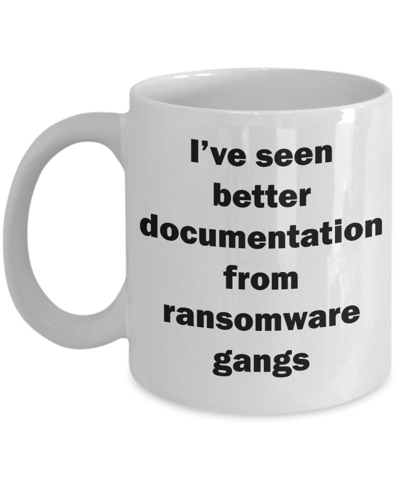 Taza de café de ciberseguridad, regalo divertido para ingeniero informático (apta para lavavajillas) imagen 4