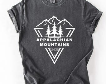 Appalachian Mountains Shirt: Weiches, stückgefärbtes Naturwander-T-Shirt