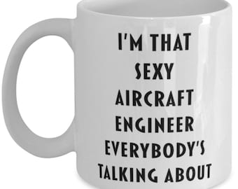 Aircraft Engineer Coffee Mug, Funny Aircraft Engineer Cup, Gift For Aircraft Engineer , Aircraft Engineer Gift