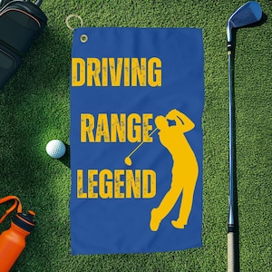 Golf Towel Golf Towels Driving Range Legend Golf Towel Golf Accessory Gift for Golf Lovers Perfect for Golf Enthusiasts Retirement Gift