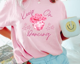 Pink Pony Dancing Shirt: Sapphic Pride Music Tee