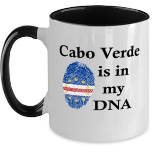 Cabo Verde Is In My Dna, Cape Verdeans Coffee Mug, Gift For Cape Verdeans