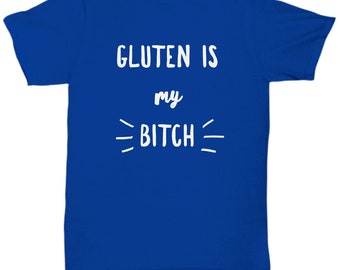 Camiseta divertida sin gluten - Camiseta atrevida para concienciar sobre la celiaquía