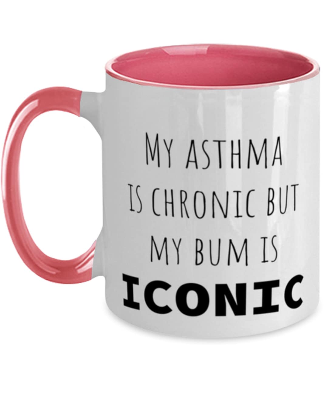 Asthma Asthma Awareness Coffee Mug My Asthma is Chronic but Etsy