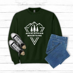Appalachia Shirt Appalachen Sweatshirt Smoky Berge Blue Ridge Mountains Shirt Wandern Shirt North Carolina stark Smokey