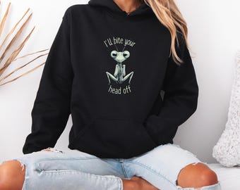 Praying Mantis Hoodie - Unique Insect Print, Comfortable Fit