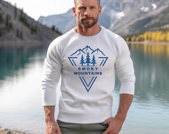 Sudadera de las Montañas Humeantes, camiseta de senderismo de los Apalaches (unisex, mezcla suave)