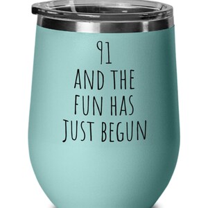 91st birthday wine glass, happy 91st birthday tumbler, 91st birthday wine tumbler, 91st birthday cup, 91 Birthday Gift, Gift