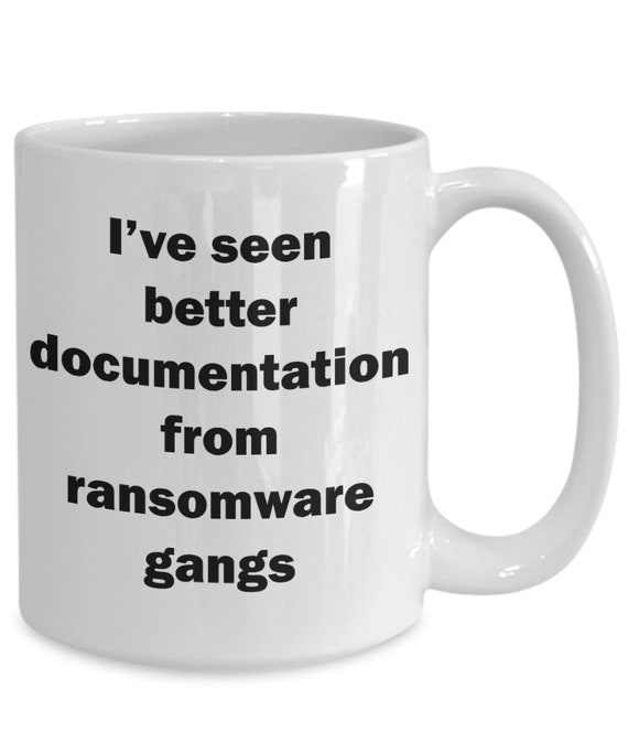 Cybersecurity Coffee Mug, Funny IT Engineer Gift (Dishwasher Safe)