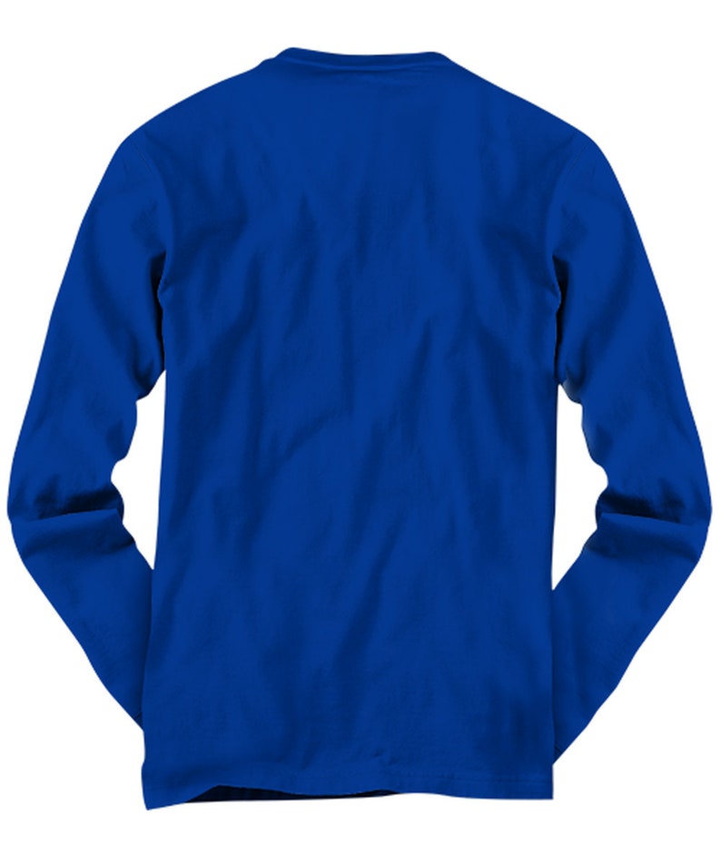 Saba Long Sleeve Shirt, Cotton Casual Tee (Men's Sizes S-XXL) image 2