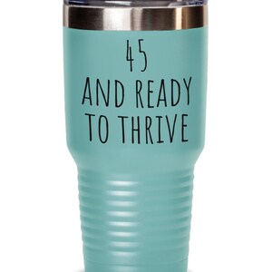 45th birthday tumbler, happy 45th birthday water tumbler, 45th birthday water bottle, 45th birthday cups, Gift