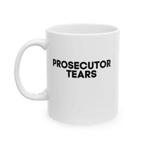 Prosecutor Tears, Lawyer Coffee Mug, Perfect Gift for Law Students, Coffee Lovers, Office Decor, Legal Profession, Unique Ceramic Gifts