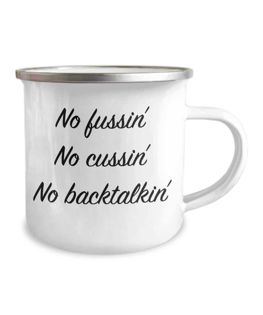 Tazza Da Campeggio Smaltata Vintage 350ml - Fantasia Strega, Resistente Per Caffè E Tè, Uso Interno/Esterno - 3