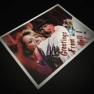 Réplica do cartão postal A Nightmare on Elm Street 4: The Dream Master - Greetings From Hell