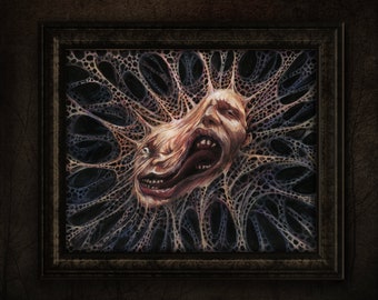 The Thing - Ingelijst horrorkunstwerk/-afdruk