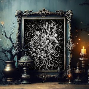 Original Gothic Artwork/Prints - Rhizome