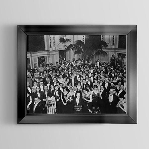 The Shining - Framed Overlook Hotel July 4th Ball photo replica