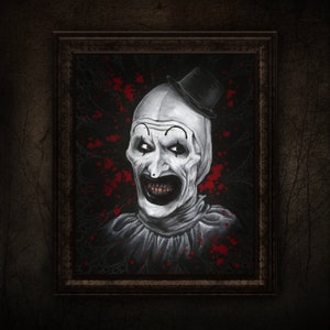 Terrifier - Art the Clown - Framed Horror Artwork/Prints