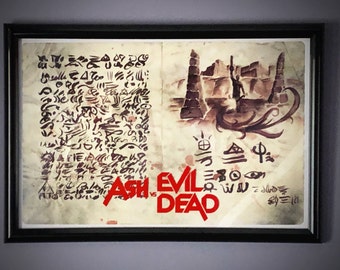 Ash vs Evil Dead - Necronomicon Ex-Mortis Prop Replica Page Display