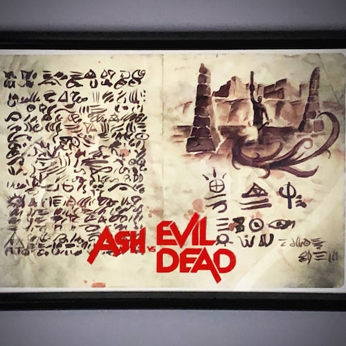 Ash Vs Evil Dead Necronomicon Ex-mortis Prop Replica Page - Etsy