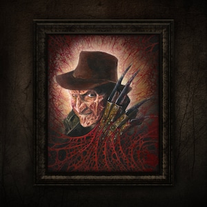 Freddy Krueger - Framed Horror Artwork/Prints
