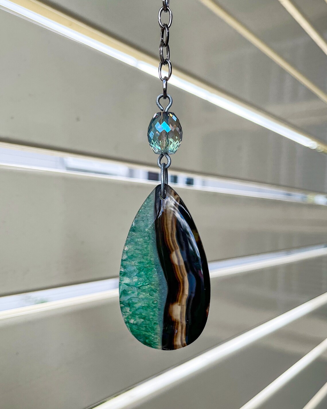 Stylised Shell Unalome Stained Glass / Leadlight Suncatcher Etsy