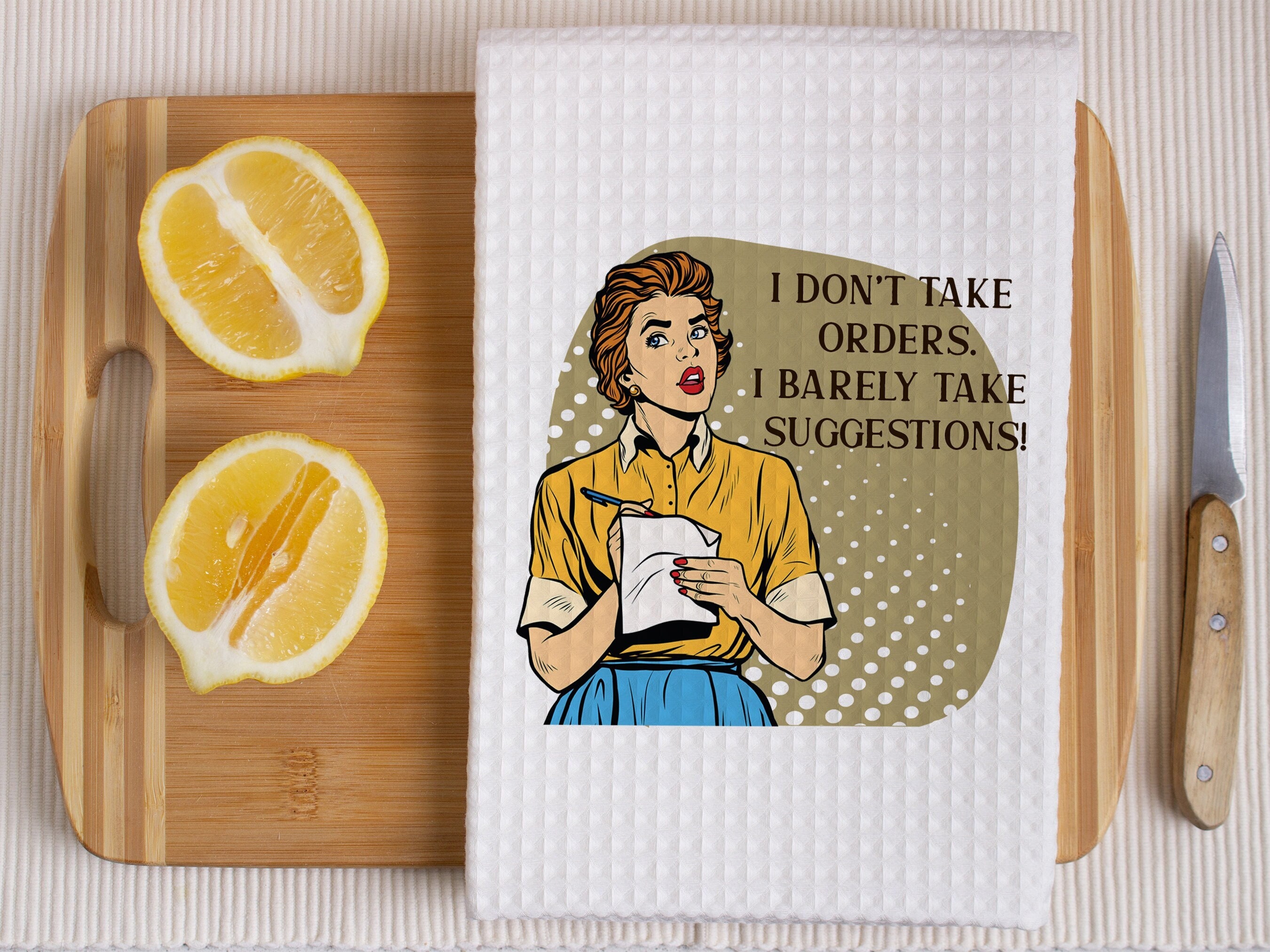 My Favorite Sister/favorite Dish Towel Waffle Woven Microfiber Tea