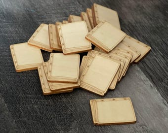 Wood TBR Jar Token Refills: Booktok Gift, Book Lover Gift