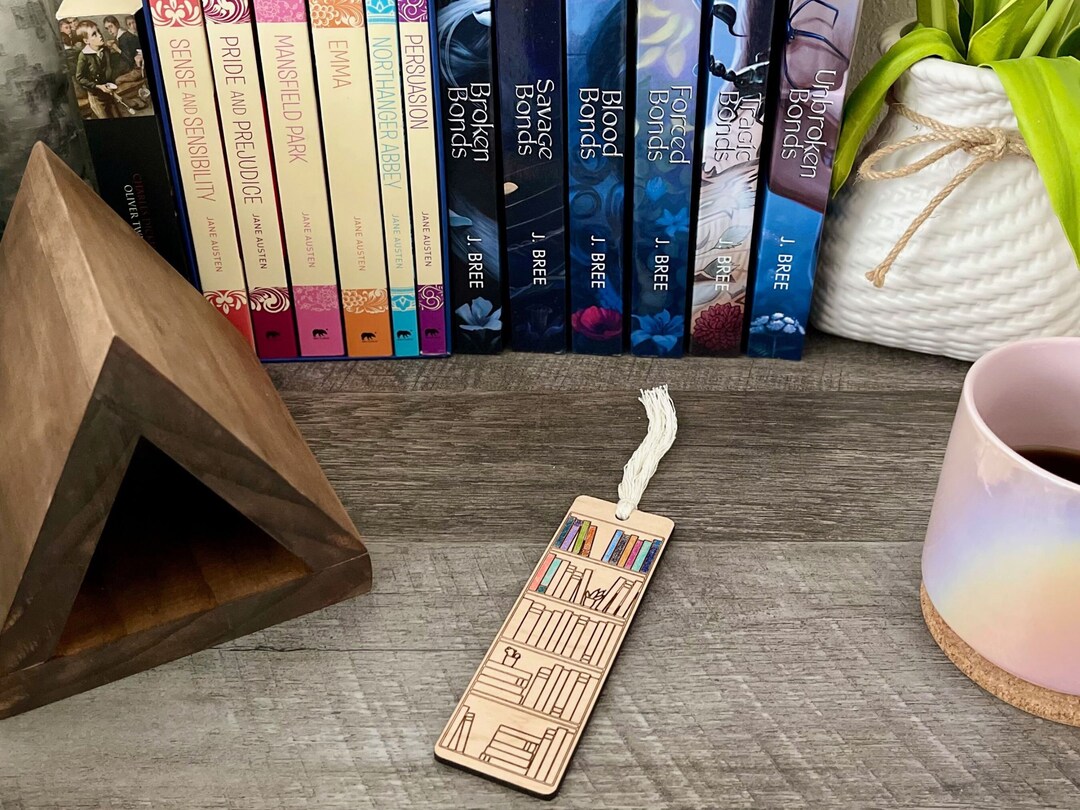 Book Tracker Bookmark | Wood Bookmark | Booktok Merch | Bookish Gifts ...