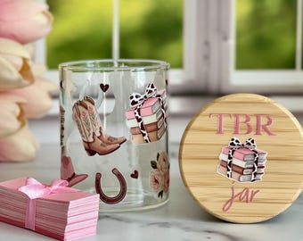 Cowboy Romance TBR Jar | To Be Read Jar | TBR Jar | What To Read Next | Booktok Gifts | Gift for Book Lover | Bookish Gift | Booktok Merch