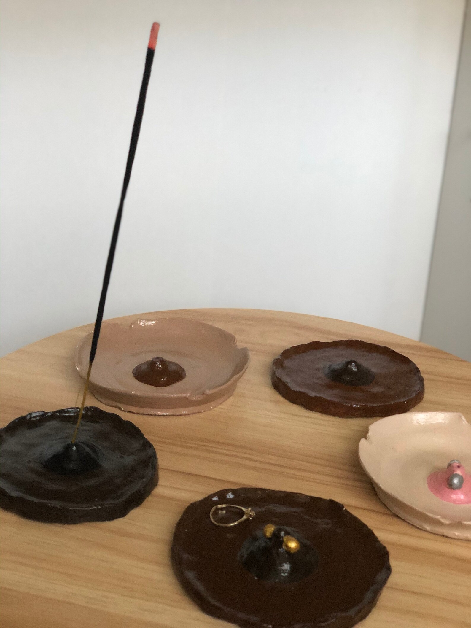 Boob Ashtray and Incense Burner Etsy