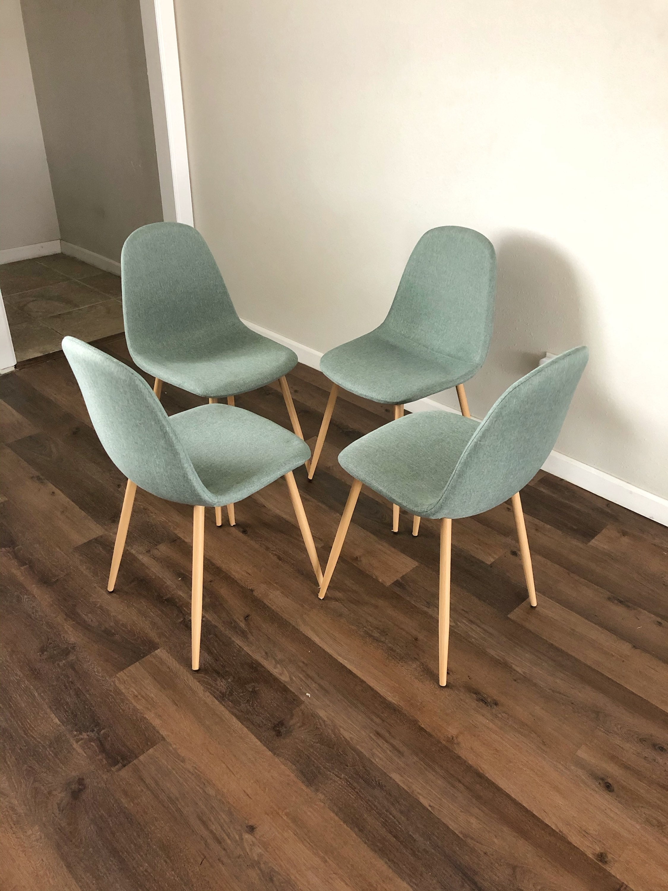 Sage Green Dining Chair Set Green Accent Chair Modern Etsy