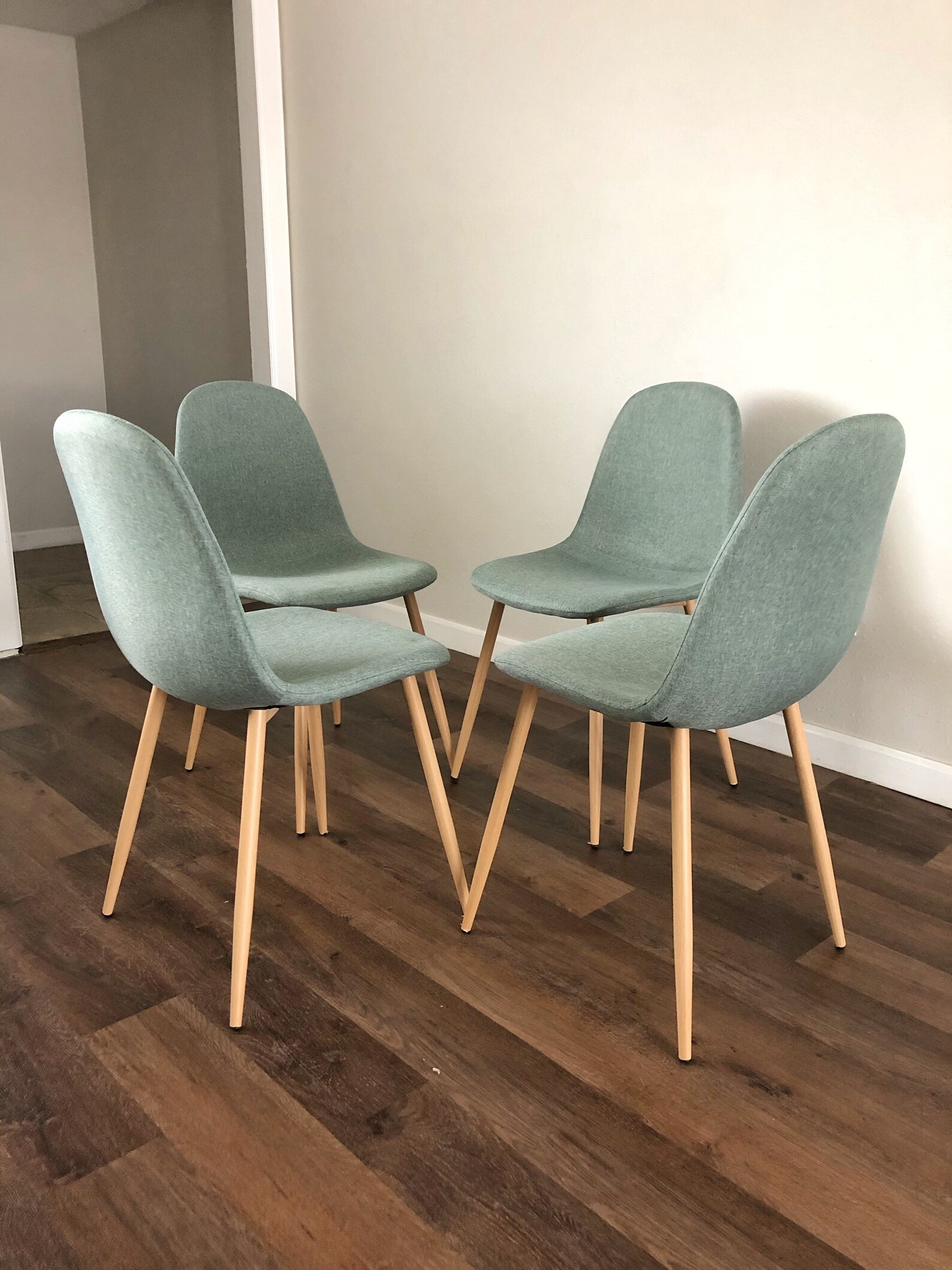 Sage Green Dining Chair Set Green Accent Chair Modern Etsy