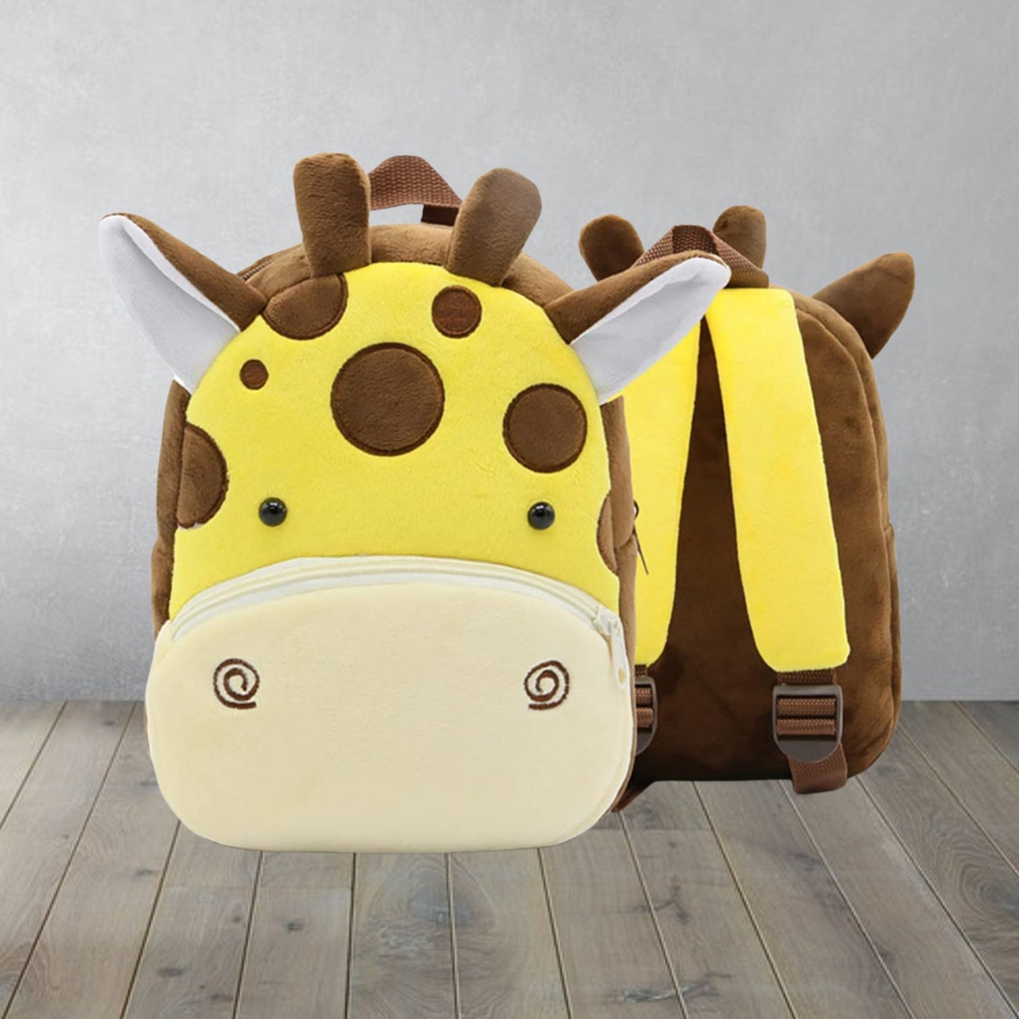 Animal Backpack for Toddlers Preschool Backpack Soft Plush Etsy