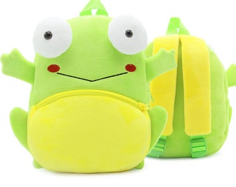 plush frog backpack