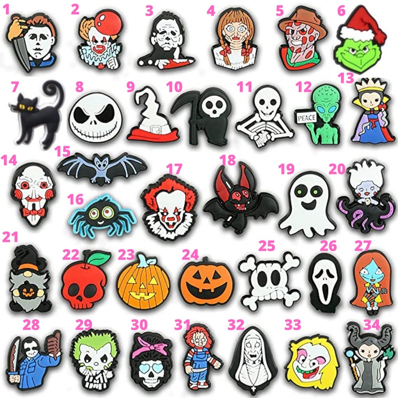 scary jibbitz