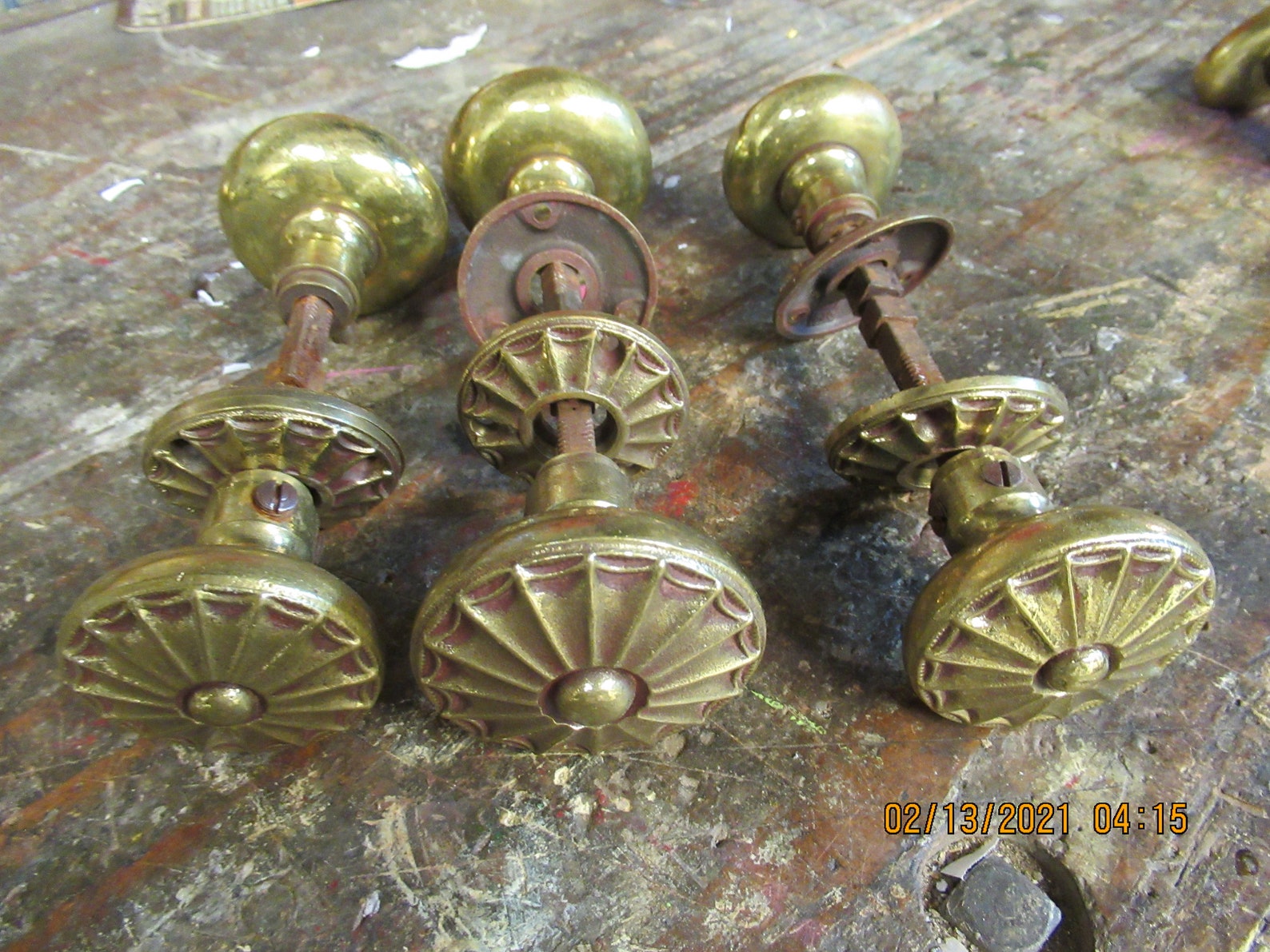 Antique brass door knobs Clearance