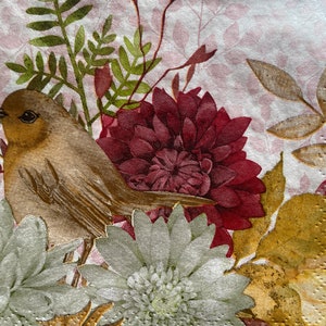 Serviettes en papier, serviettes pour découpage, Serviettes fleuries et payantes, Serviettes en papier, 33x33, 3 plis