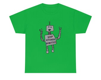 Hobo Joe-  Soup Kitchen Robotics  -  Unisex Heavy Cotton Tee