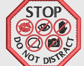 2.5&quot; STOP SIGN icons patch