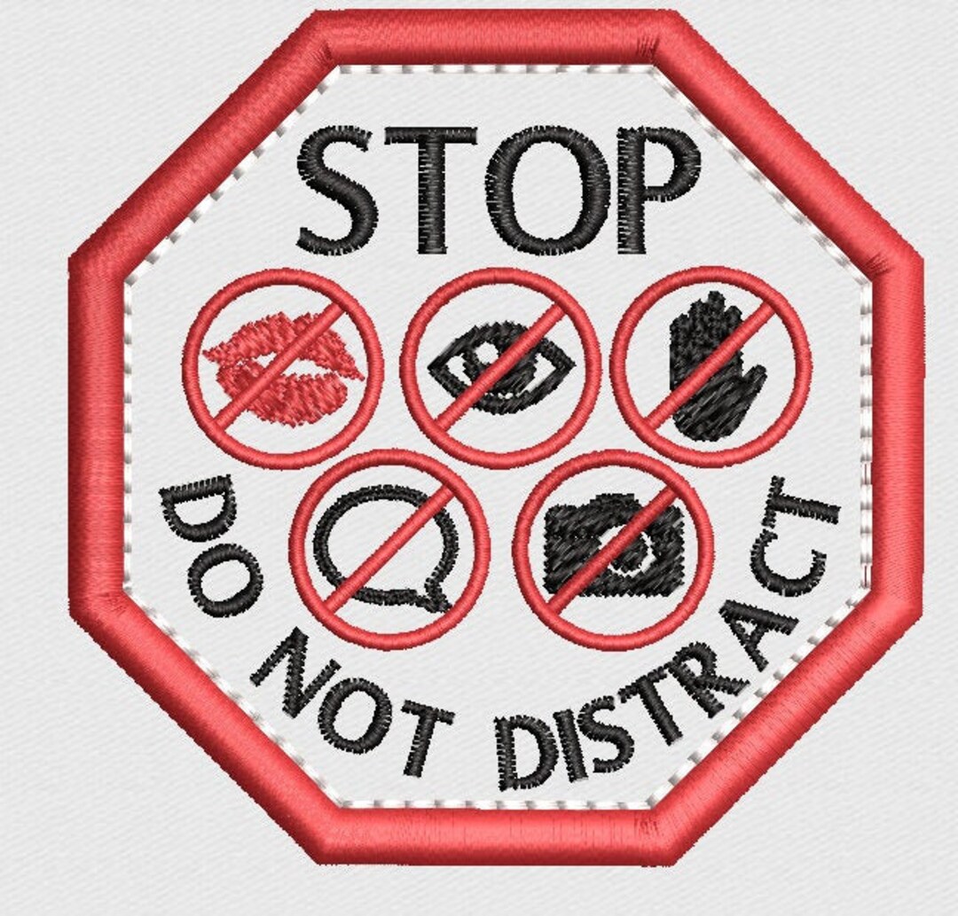 2.5" STOP SIGN Icons Patch - Etsy