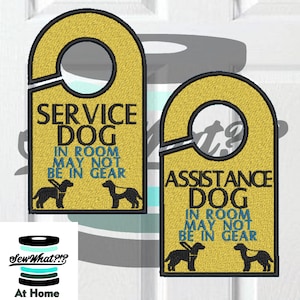 Digitalização de cabide de porta para cães de serviço para 5x7 HOOP