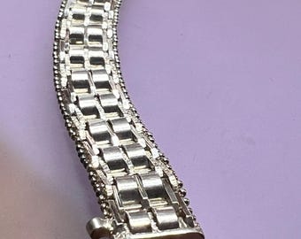 925 MILOR ITALY Sterling Silber Armband Feines Schmuck 18 cm erstaunlich!