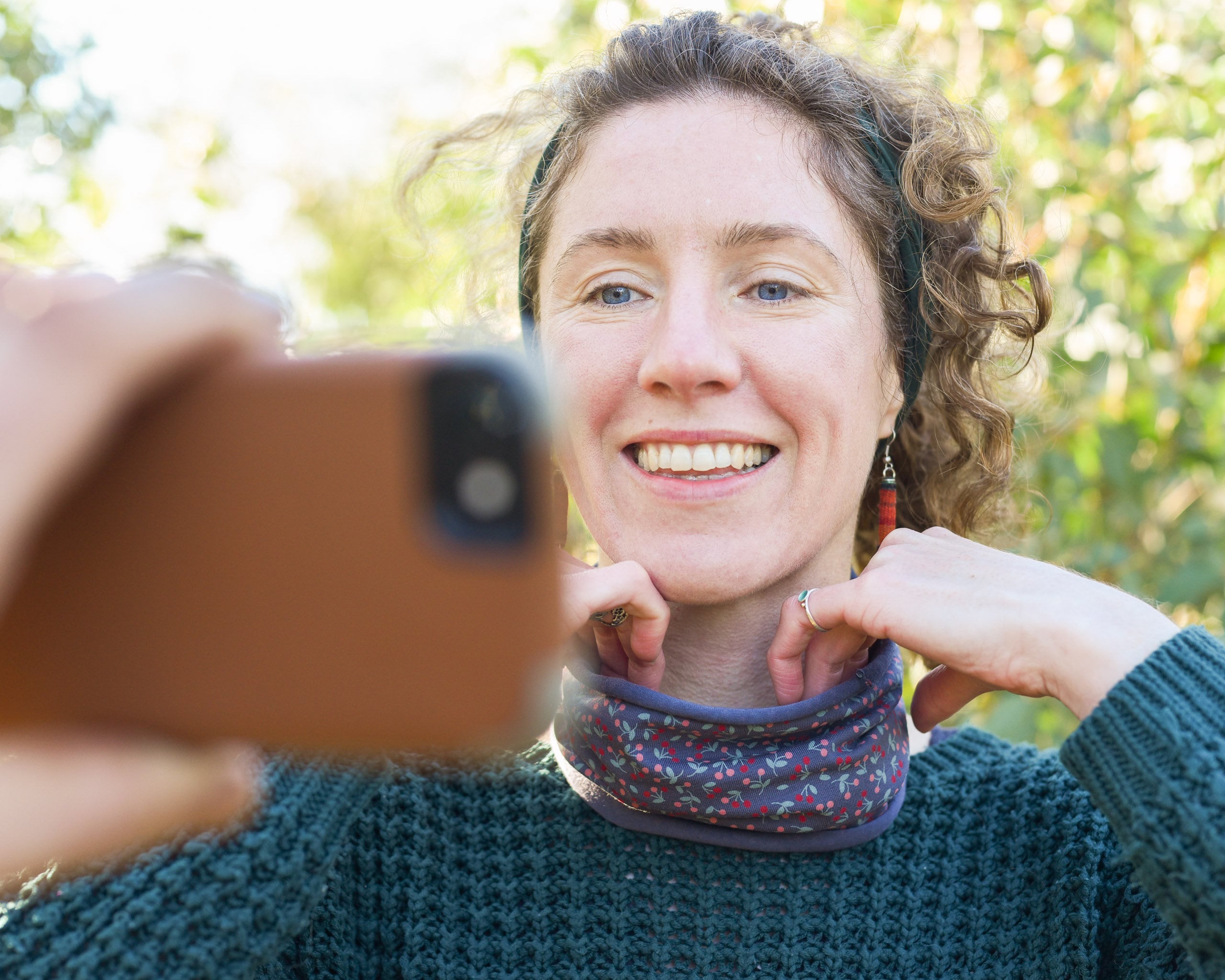 Organic Cotton Neck Gaiter Mask with ear hooks. GOTS Organic & Etsy