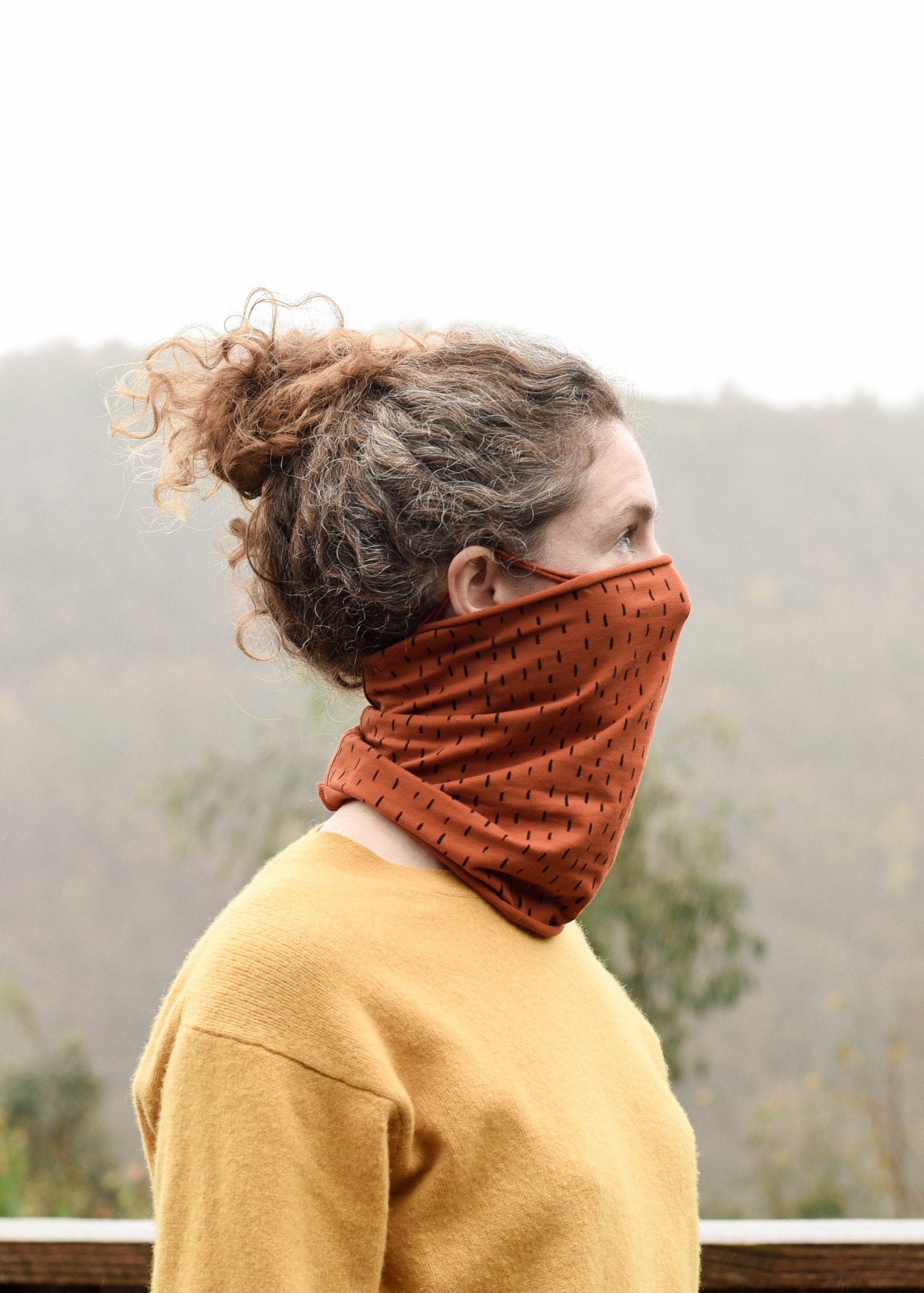 bandana with ear hooks