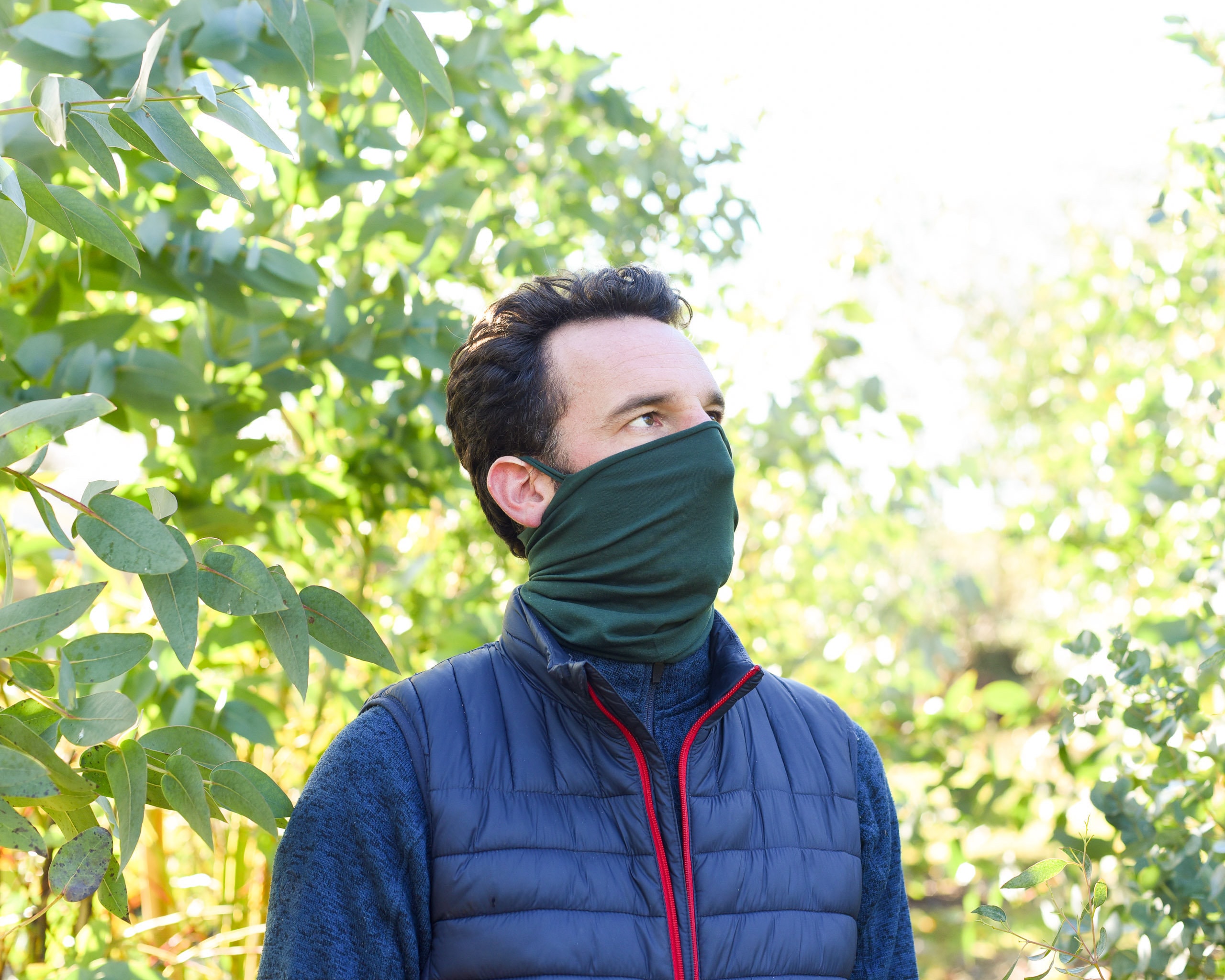ski snood with filter