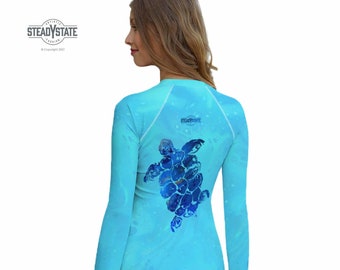 Turtle Rash Guard Turtle Rash Guard | Etsy