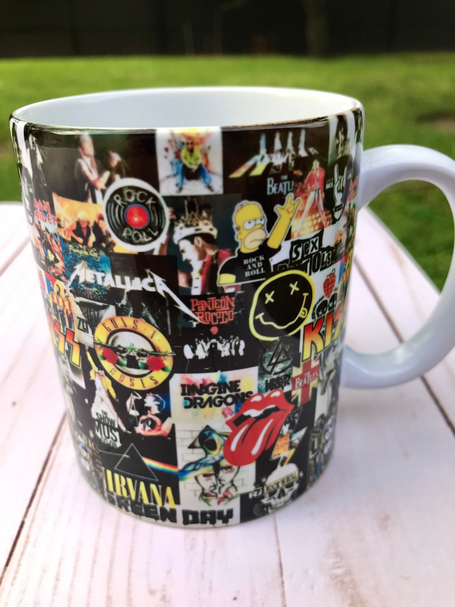 Rock Band Music Gift Coffee Tea Mug Etsy